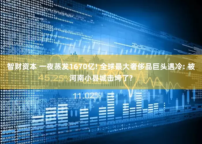 智财资本 一夜蒸发1670亿! 全球最大奢侈品巨头遇冷: 被河南小县城击垮了?